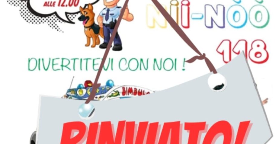 118 BIMBI RINVIATO